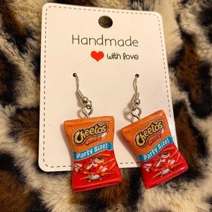 CHEETOS SNACK HANDMADE EARRINGS ❤️‍🔥